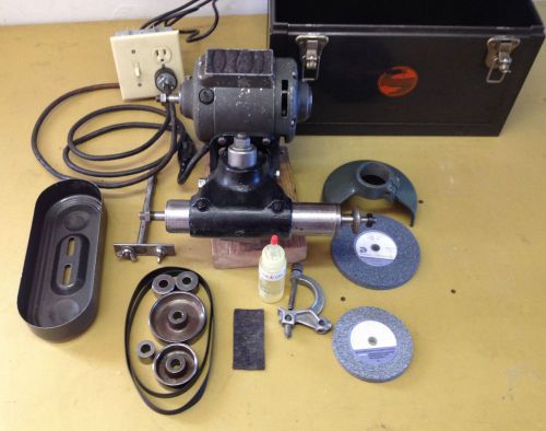 Dumore No. 5 Tool Post Grinder 5 8010-201 1/2 HP for external grinding.