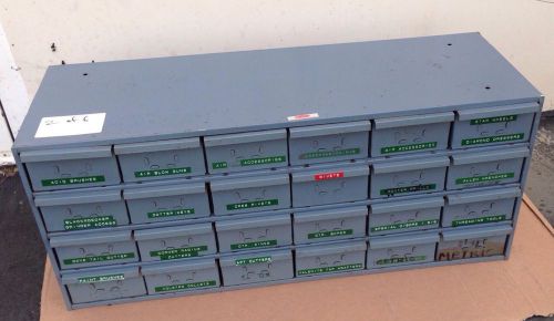 DAYTON METAL 24 DRAWER STORAGE  WITH  CONTENTS (Machine Bolts) 2/6