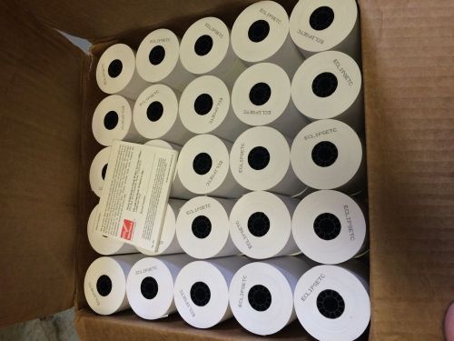 50-3&#034;x104&#039;  1 pt Eclipse Non-Thermal Credit Card/Calculator Printer Paper Rolls