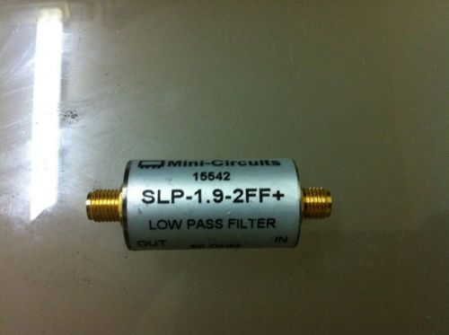 Mini-Circuits SLP-1.9 DC to 1.9 MHz, 50ohm, . SMA, Coaxial Low Pass Filter