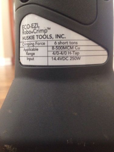 Huskle eco-ezl battery powered iniine hydraulic pipe crimpe for sale