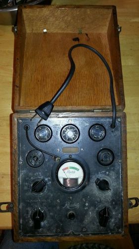 Vintage Readrite Vacuum tube tester w/ Supplementary chart model 431