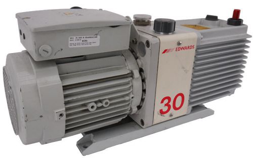 Edwards 30 E2M30 Single-Phase 1450/1740RPM Dual Stage Rotary Vane Vacuum Pump