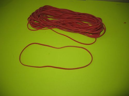 Big rubber red bands, bag of 25 8&#034;x3/16&#034;,  red  unbranded/generic for sale