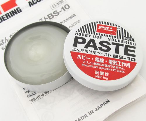 10pcs new original goot weak bs-10 acid soldering paste flux grease paste 10g for sale