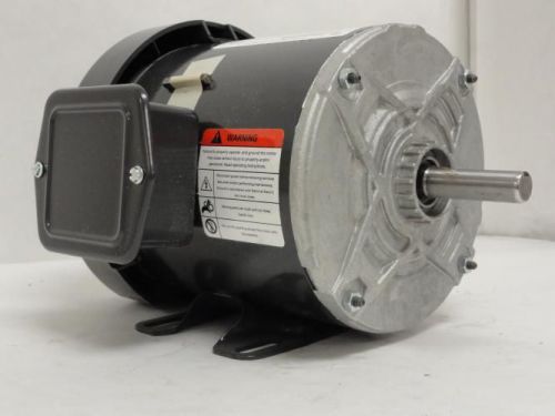 150970 New-No Box, Dayton 2N865BC AC Motor, 1/2Hp, 208-230/460V, 1725RPM, 3PH