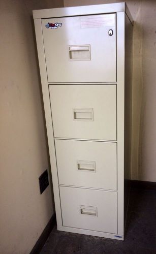 FireKing Turtle Fireproof 4 Drawer File Cabinet Safe with Two Keys Refurbished