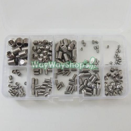 Stainless Steel 304 Allen Head Socket Hex Set Grub Screw Cup M3 M4 200 pcs JW283