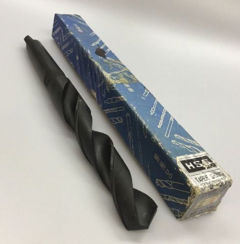 HSS Morse Taper Shank Twist Drill Bit 3MT 1-1/32&#034; Boxed