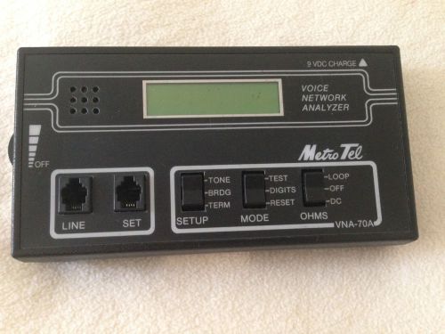 Voice Network Analyzer VNA-70A Metro Tel