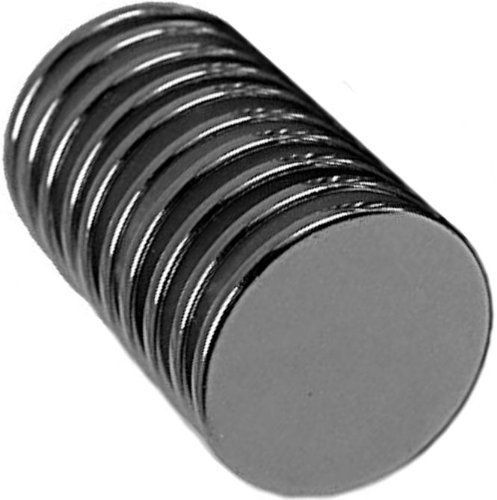 NEW 10 Neodymium Magnets 3/4 x 1/16 inch Disc N48