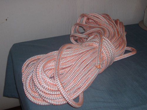 12 carrier 24 strand Polyester 5/8&#034;x150 feet arborist rigging tree bull rope