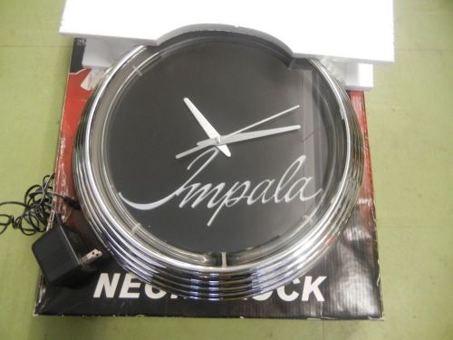 On the Edge Neon Clock Chevy Impala 15&#034;