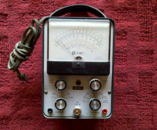 Used Vtg KNIGHT (#KG-620) Vacuum Tube VOLT METER (VTVM) VOM Meter Tester 18d