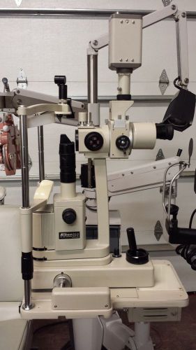 Nikon CS-2 Slit Lamp w/ Camera Attachment Hitachi