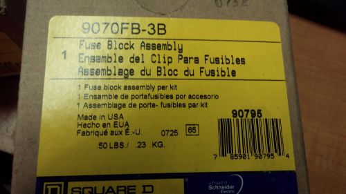 SQUARE D 9070FB-3B NEW IN BOX FUSE BLOCK ASSEMBLY SEE PICS #A43