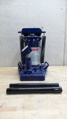 Westward 1AVP7 10 Ton Cap 6-1/4 Lift Max Hydrualic Toe Jack