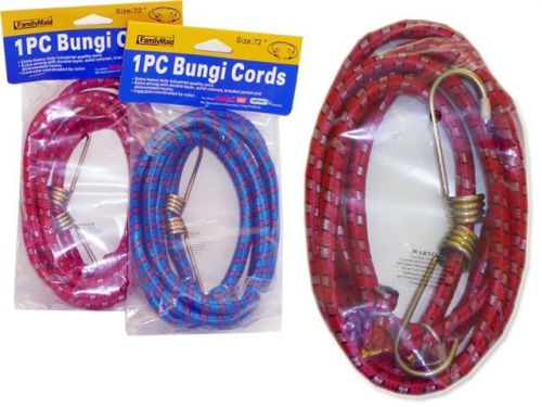 72&#034;  Bungee Bungie Cord Strap Heavy Duty Tarp Shock Elastic Tie Dwn  Hooks