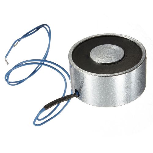 55 LB (25kg) 12V DC Electric Lifting Magnet Electromagnet Solenoid Lift Holding