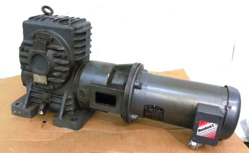 BALDOR MOTOR VM3611T, 3 HP, 1750 RPM, WINSMITH GEAR 941CDBS062X0FT, 50:1