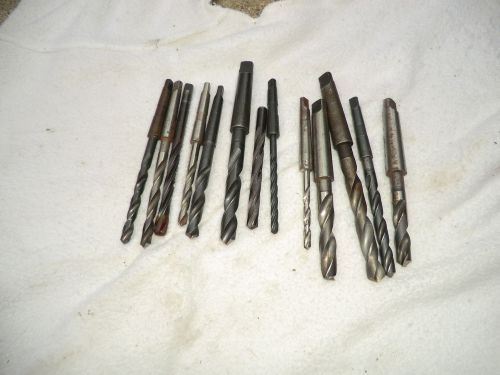 MACHINIST MORSE TAPER FRACTIONAL  TWIST  DRILL ASSORTMENT