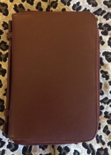 MUNDI 6-RING BROWN DAY-PLANNER/ORGANIZER WITH INSERTS NWOT