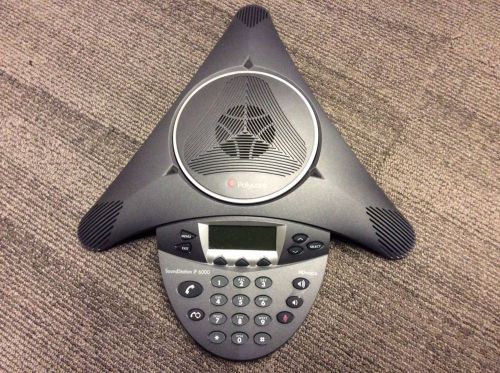 Polycom SoundStation IP 6000 VoIP Conference Phone 2201-15600-001 &amp; Warranty