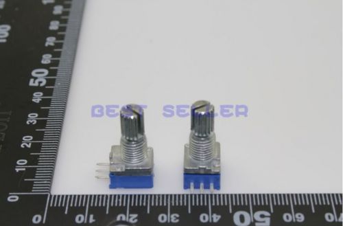 US 10pcs 100K Ohm B100K 3 Pin Linear Rotary Taper Potentiometer Free Shipping