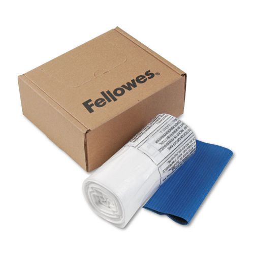 Fellowes Powershred Shredder Bags, 10 gal. Cap, 100 Bags &amp; Ties/Pack - FEL36052