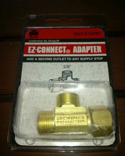 Muellar  B &amp; K Industries 993-016Rp Brass EZ-Connect Adapter Tee 3/8 X 3/8