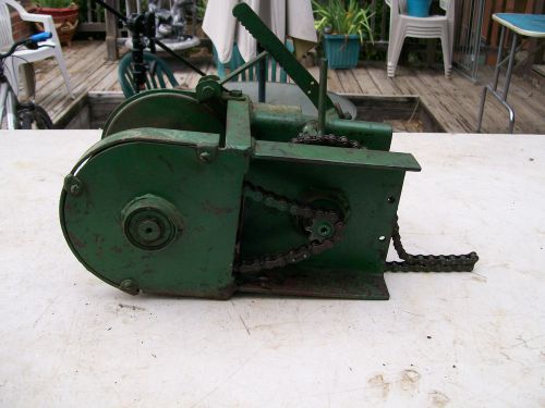 Vintage Chainsaw Winch