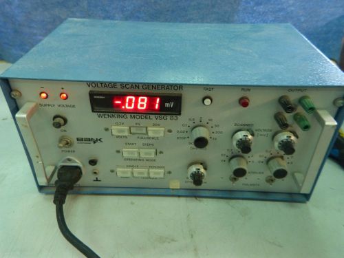 BANK ELEKTRONIK VOLTAGE SCAN GENERATOR WENKING MODEL VSG 83