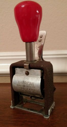 Vintage American Numbering Machine  Model 71