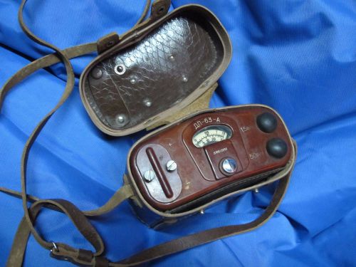 Genuine Soviet Russian DP-63-A Dosimeter Geiger Cointer Military USSR