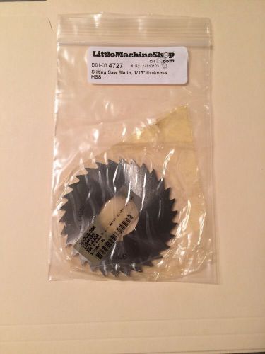 Slitting Saw Blade 1/16&#034; Thickness