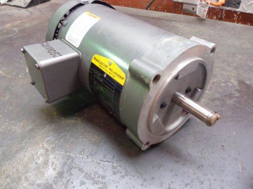 BALDOR 1HP INDUSTRIAL MOTOR#5211105J FR:56C VOLTS:208-230/460 RPM:1725 PH:3 NEW