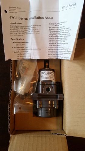 Fisher FS-67CFR-362 Pressure Regulator 0-35 PSI Range 1/4&#034; NPT NEW