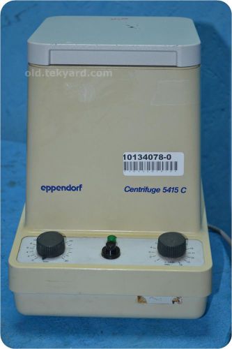 BRINKMANN INSTRUMENTS EPPENDORF 5415 C COMPACT MICROCENTRIFUGE ! (134078)