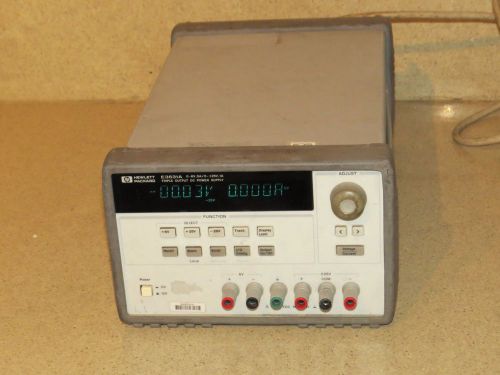 HP/ AGILENT E3631A Triple Output DC Power Supply 0-6V 5A/ 0- +/-25V 1A