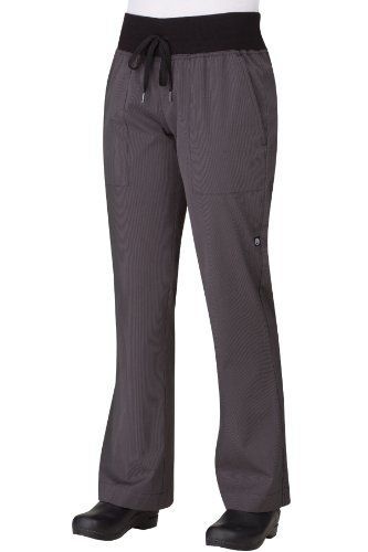 Chef Works PW004 Women&#039;s Comfi Pants, Medium, Deep Gray