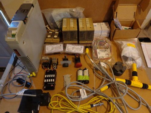 60 PIECE ELECTRICAL LOT ALLEN BRADLEY, HONEYWELL, SIEMENS, TURCK + MORE