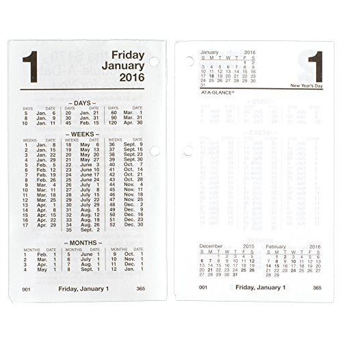 At-a-glance at-a-glance financial daily desk calendar 2016 refill, 12 months, for sale