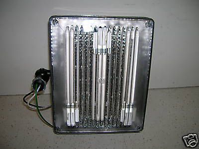 39 watt decorative fluorescent floodlight &amp; lamp 120v for sale