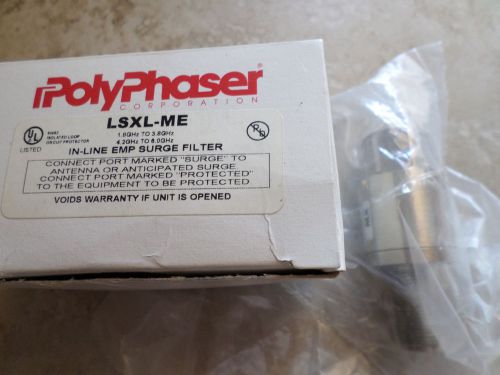 Poly Phaser LSXL-ME Inline EMP Surge Filter New in box