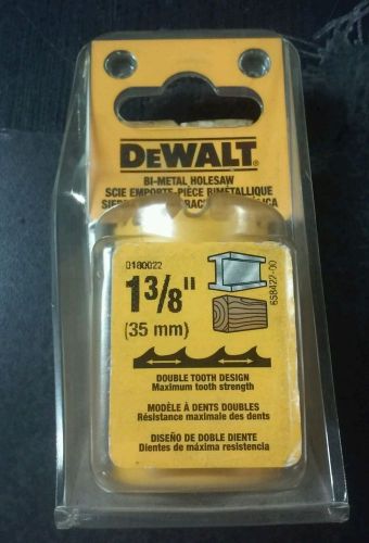 DEWALT D180022 HOLE SAW 1 3/8&#034;