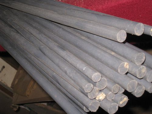 4 PVC Polyvinyl Chloride Round Rod Gray 5&#039; x 1/2&#034;    PICK UP CALIFORNIA