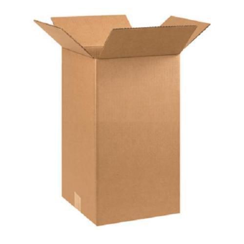 10&#034; x 10&#034; x 18&#034; TALL CORRUGATED CARDBOARD BOXES (25 BUNDLE)