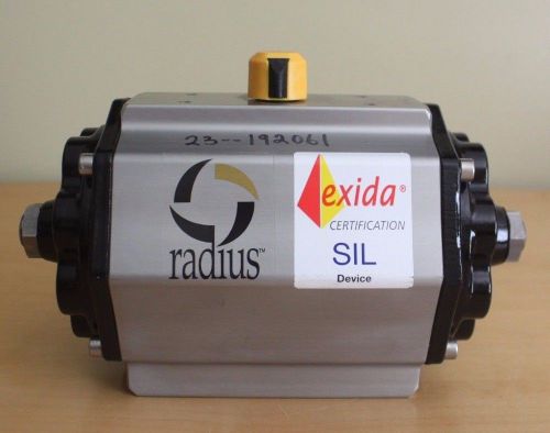 Radius pneumatic spring return actuator  as-012 - nsnp (c8-4466-4-b2) for sale