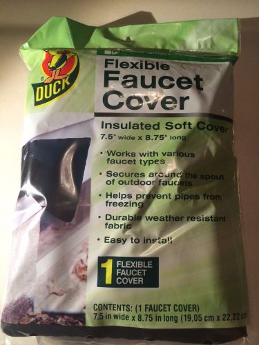 DUCK BRAND FLEXIBLE FAUCET COVER INSULATED SOFT COVER 7.5 inch  X 8.75 inch