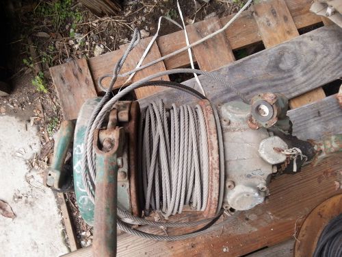 Ingersoll rand bu7a air winch 1200 lb pull air tugger for sale